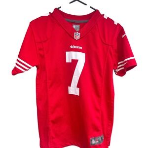 Nike Jersey Kids Medium Red Colin Kaepernick 49ers NFL Football Youth Shirt